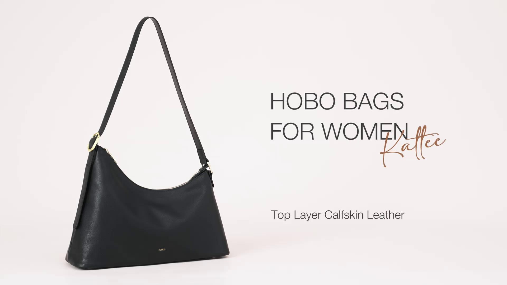 Kattee Bolsa Hobo para Mujer en Cuero Suave Diseño Curvo miniatura 7