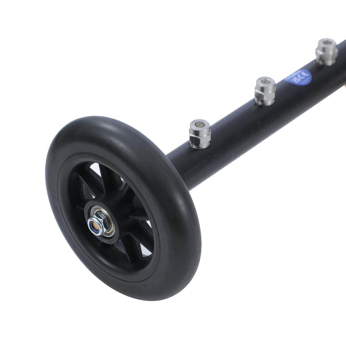 Aim Tools 24 Pollici 2 in 1 Idropulitrice Pulitore Sottocarro Sotto Autolavaggio Acqua Scopa Pulizia dei Pavimenti 4000PSI Con 2 Bacchette di Estensione e Bacchetta Angolata a 60 Gradi