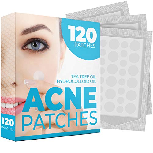 Acne Patches (120 Pack) - Tea Tree Oil and Hydrocolloid Acne Patches