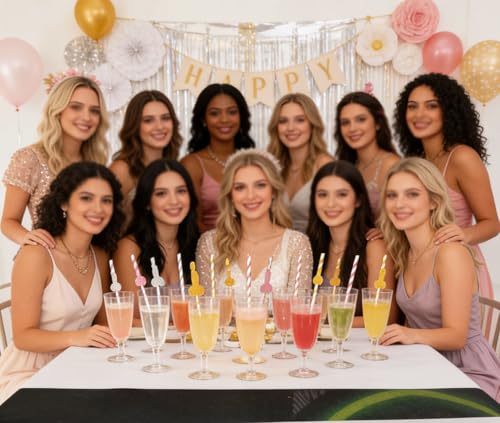 Pitillos de papel para fiesta despedida de soltera 15 pcs miniatura 5