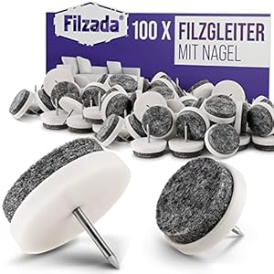 Filzada 100x Filzgleiter Nagel Möbelgleiter