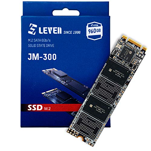 LEVEN M.2 SSD 1TB 960GB 3D NAND TLC SATA III 6 Gb/s, M.2 (22 * 80mm) Internal Solid State Drive - Compatible with Desktop PC Laptop - (JM300M2-2280960GB)
