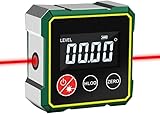 digital laser 【Pantalla LCD clara】: La pantalla LCD se gira para una fácil lectura desde cualquier ángulo, mientras que el apagado automático ahorra batería después de 30 segundos de inactividad