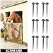 Ipetboom 50Pcs Iron Horseshoe Nails for Hoof Care, Durable Low Carbon Steel Horse Accessories with Sharp Beveled Design for Easy Application Farrier Tools for Daily Use