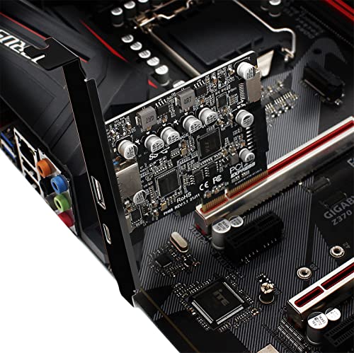 WANGCL USB C PCIE Card PCI USB 3.2 Card USB3.2 port+TYPE-C+front TYPE-E+19/20PIN for Type C Front Panel Mount Adapter - Image 2