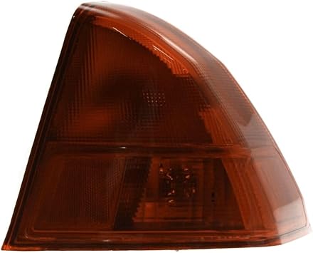 Tail Light Assembly Rear Right Outer Side Red Lens Taillight Brake Lamp for Honda for Civic Dx/Ex/LX 01-02 with Bulbs HO2801133 33501S5DA01