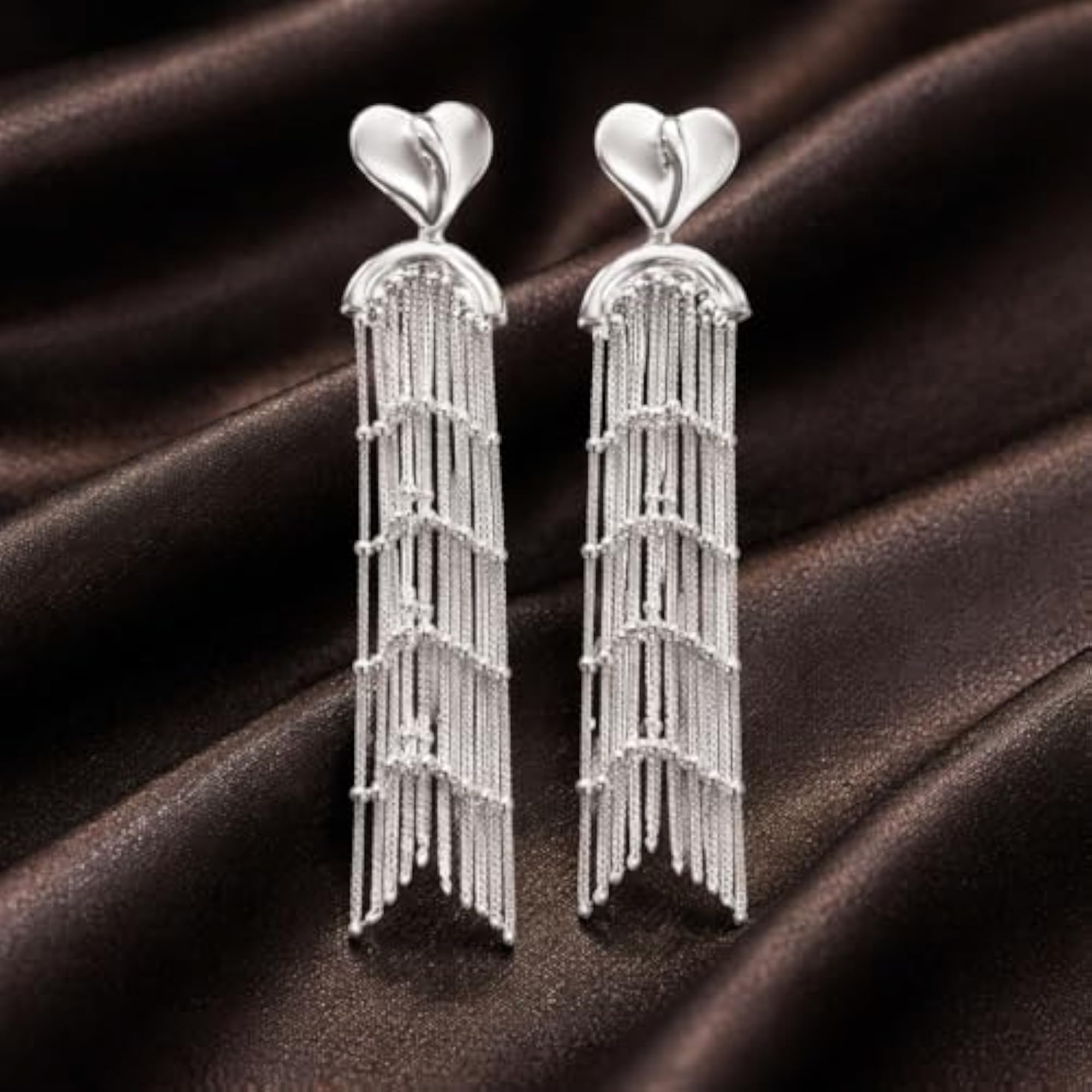 Long Tassel Statement Earrings for Women, Party & Ethnic