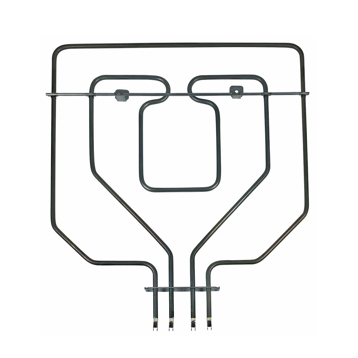 easyPART passend für Pitsos 00471375 Backofenheizung Heizelement Zweikreis | Oberhitze 2800W Siemens Balay, 35059, Breite, 380 mm Tiefe bis Flansch, Heizstab, Heizspirale, Backofen, Hitze
