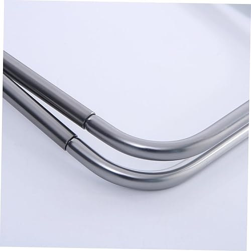 Miniatura 3 de POPETPOP Taburete plegable portátil de aleación de aluminio silla de camping para pesca barbacoa y actividades al aire libre compacto con superficie