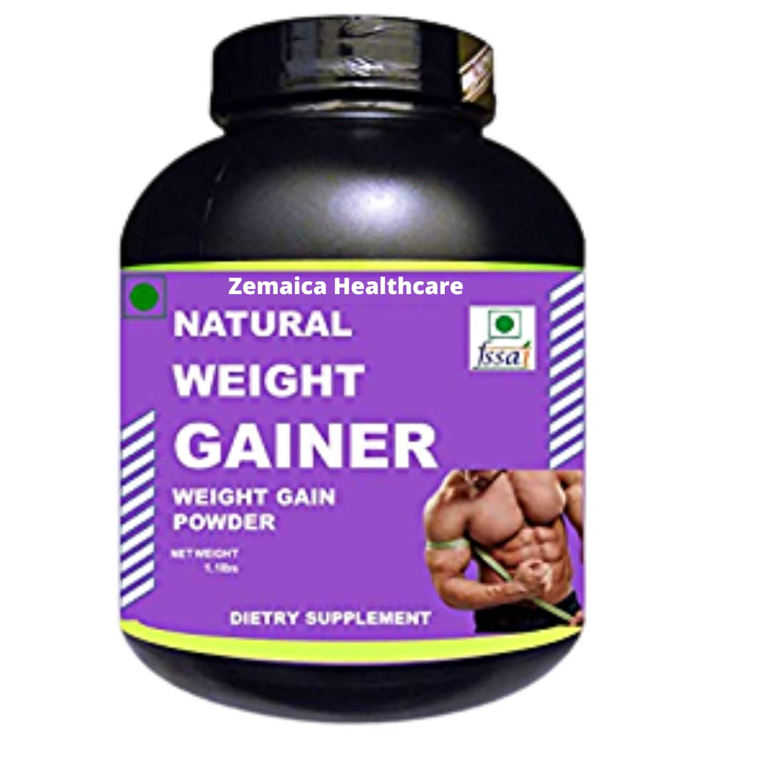 Natural Weight Gainer | Muscle Growth Supplements | Ayurvedic Product | Flavor Strawberry | Pack of 1