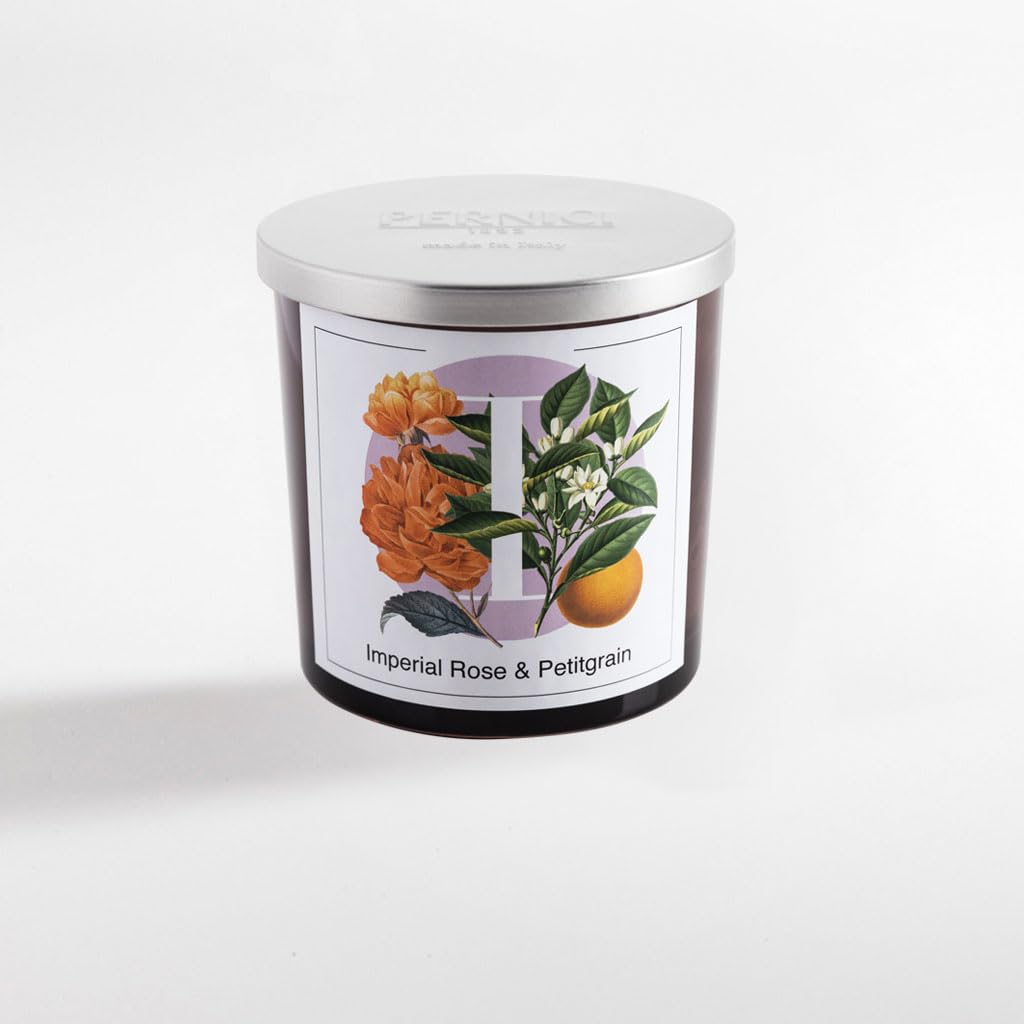 Pernici Candela Profumata Elementi Imperial Rose & Petitgrain 350 g. - 2 Stoppini