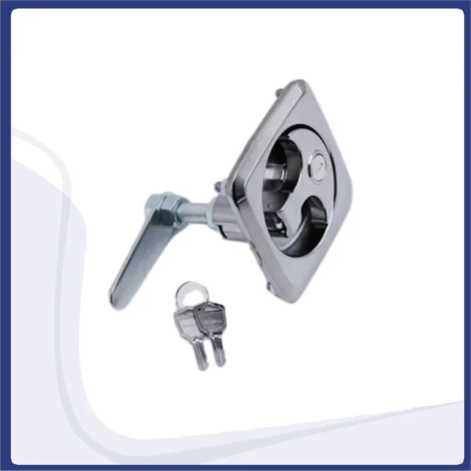 Heavy Duty Theft Board Zinc Alloy Rotating Plate Lock 1Pcs
