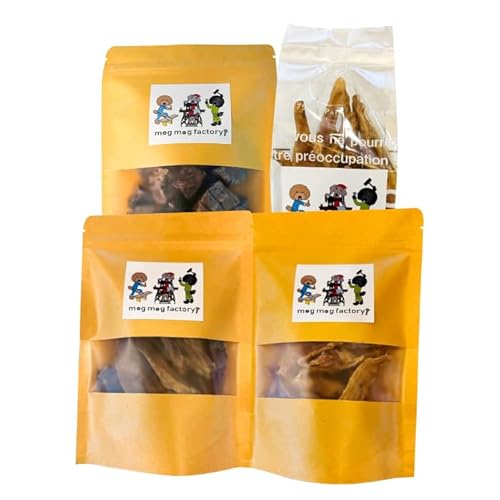 mogmog factory わんこのおやつ(犬)無添加手づくり 4種詰め合わせセット