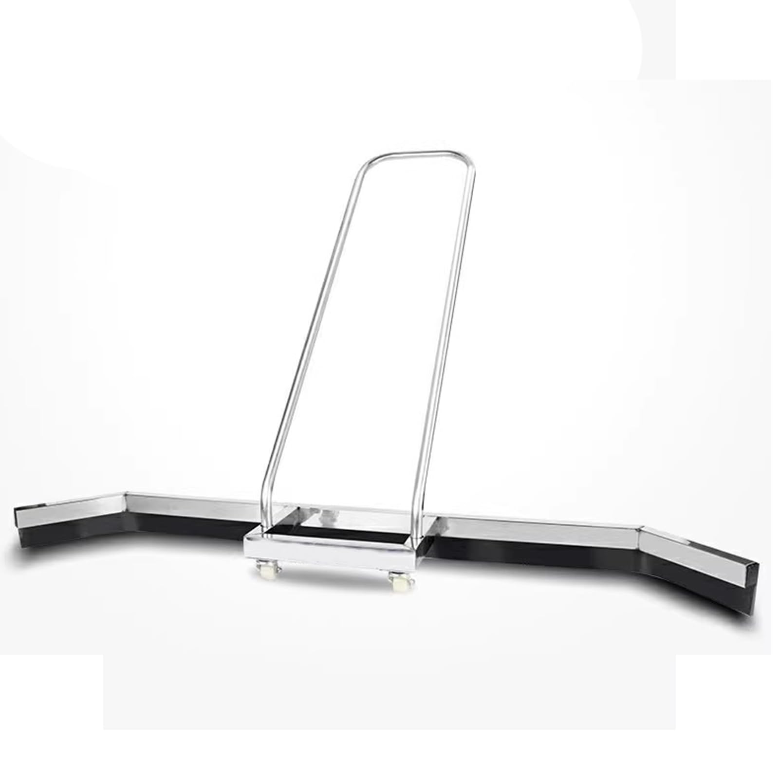 water remover， Heavy Duty Commercial Rain Shuttle Squeegee Broom Floor Water Remover with EVA Foam Blade and Wheels, Silver