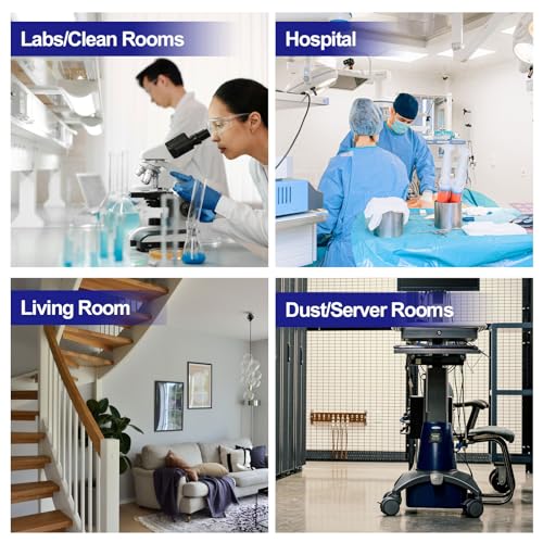 Image of uxcell 300pcs Adhesive /Sticky /Tacky Mats 18 inch x 36 inch, Case of 10 Mats, 30 Sheets Each, for Cleanroom, Warehouse, Laboratory, Capture Dirt and Dust, Blue