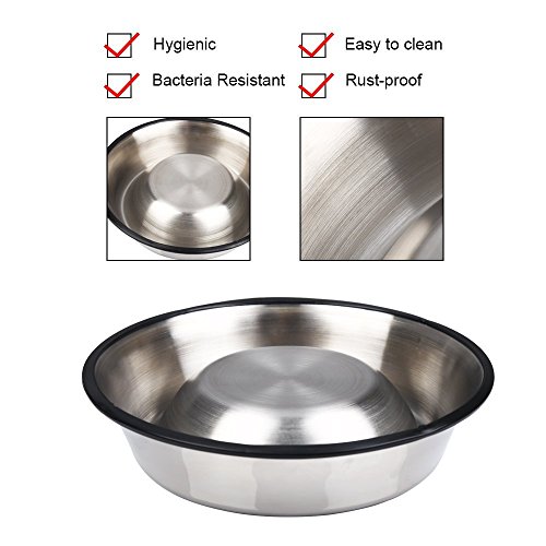 Image of Pets Empire Steel Feeding Bowl for Big Breeds for Dogs (XL)