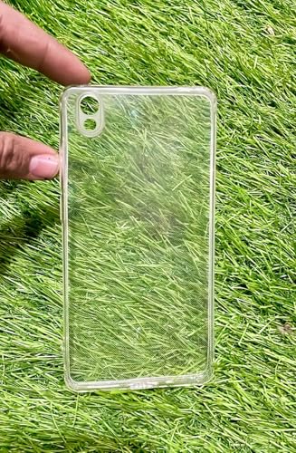 Image of COVERBLACK Soft Rubber Silicon Clear Back Cover Compatible Model for Vivo Y51L - Transparent