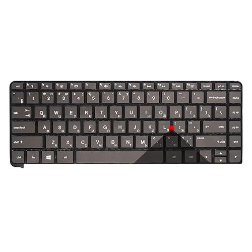 Teclado L[{[hiHP Pavilion 14-n 14-n200 MP-13M56LA-698 PK1314C2A24 m[gp\RpAVA/XyCΉAubNt[j(RU With Frame)