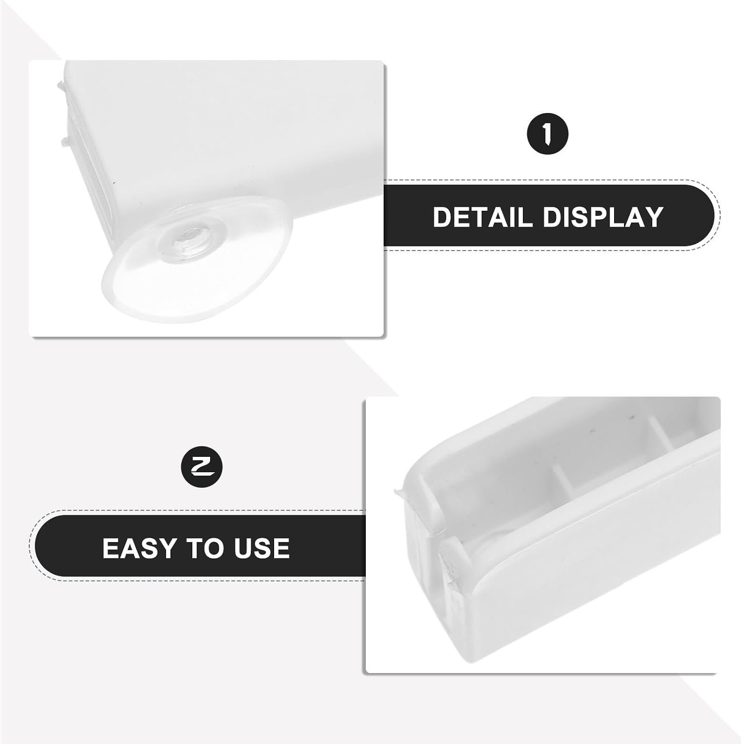1 Set Dog Playpen Panel Connector - Pet Enclosure Clip for Small Animal Fence - Playpen Upper & Bottom Sucker Fixed Buckles Assembly Accessories Straight