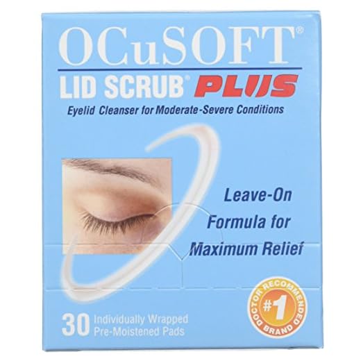 OCuSOFT Lid Scrub Plus, Pre-Moistened Pads, Individually Wrapped, 30 Count (Pack of 2)