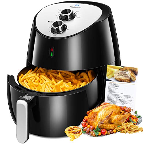 Air Fryer, Tidylife 1700W Hot Air Fryer Family Size 5.8 Qt with Dishwasher
