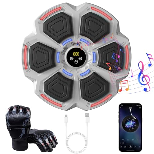 Music Boxing Machine for Adults, Smart Bluetooth Boxing Machine w...