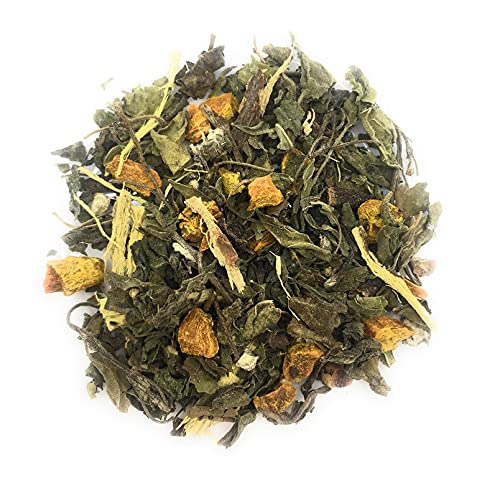 Image of Siyacha Tea Organic Turmeric Ginger Tea, 100 Grams, Wellness Range Decaf Blend, 100% Pure Herbal Spice Mix, Loose Leaf Beverage, Healthy Chai Patti, Makes 50 Cups (approx)