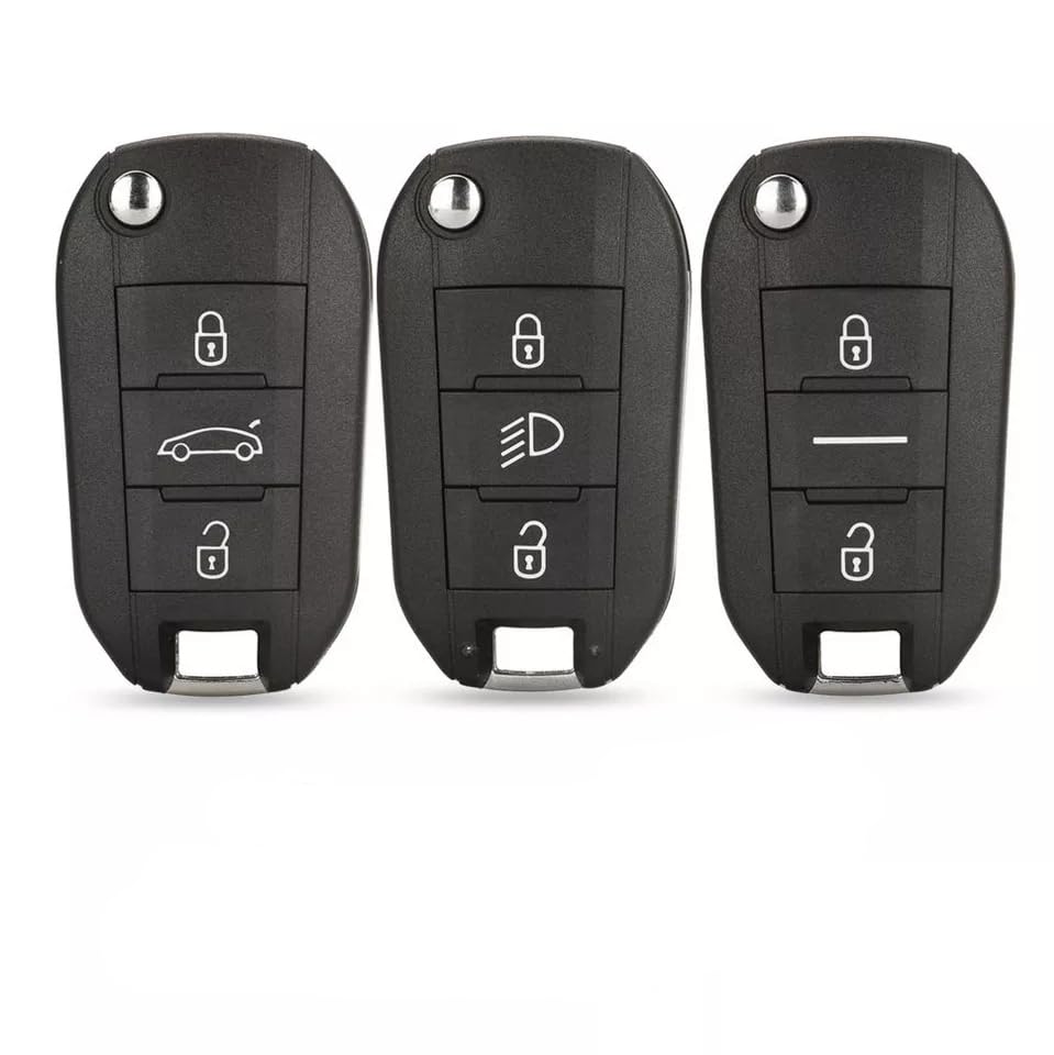 Télécommande clé émetteur Peugeot 208 308 2008 3 boutons Original ACS