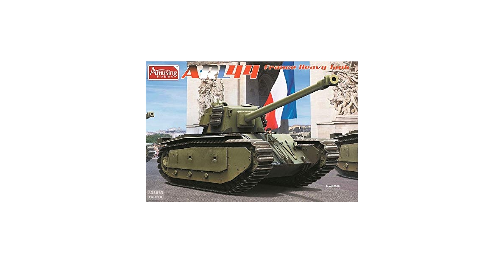 プラモデル戦車完成品1/35フランス軍ARL44 The ARL 44 FULL BUILD French heavy tank （ARL44 1/35） - YouTube