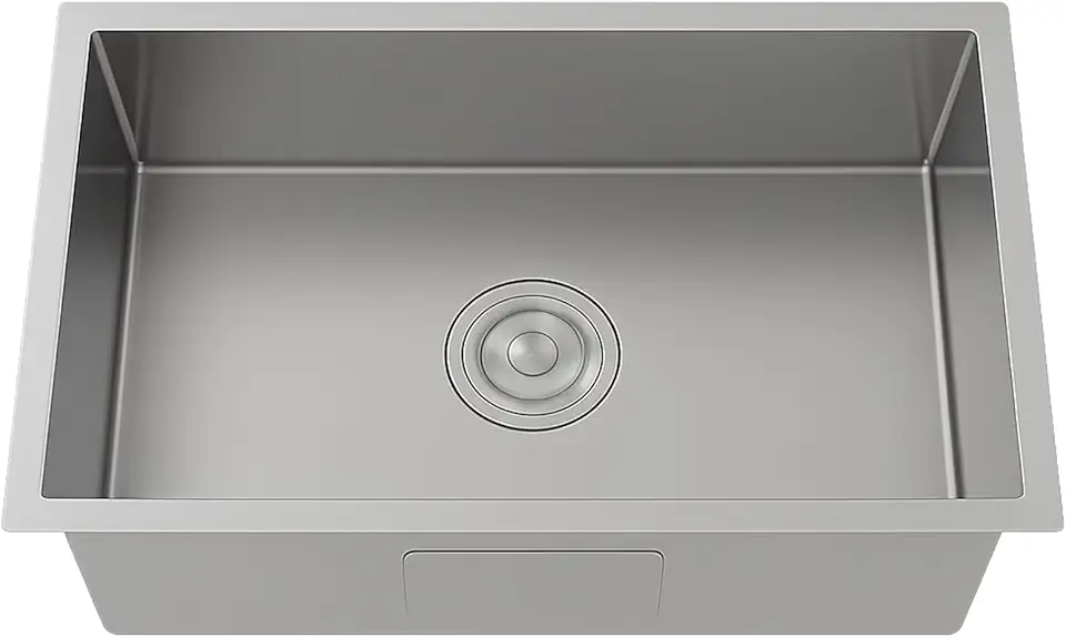 Cuba de Cozinha Pia Gourmet Aço Inox 304 de Embutir e Sobrepor 60x40 Acompanha Acessórios Premium Escovada Prata Brinovar