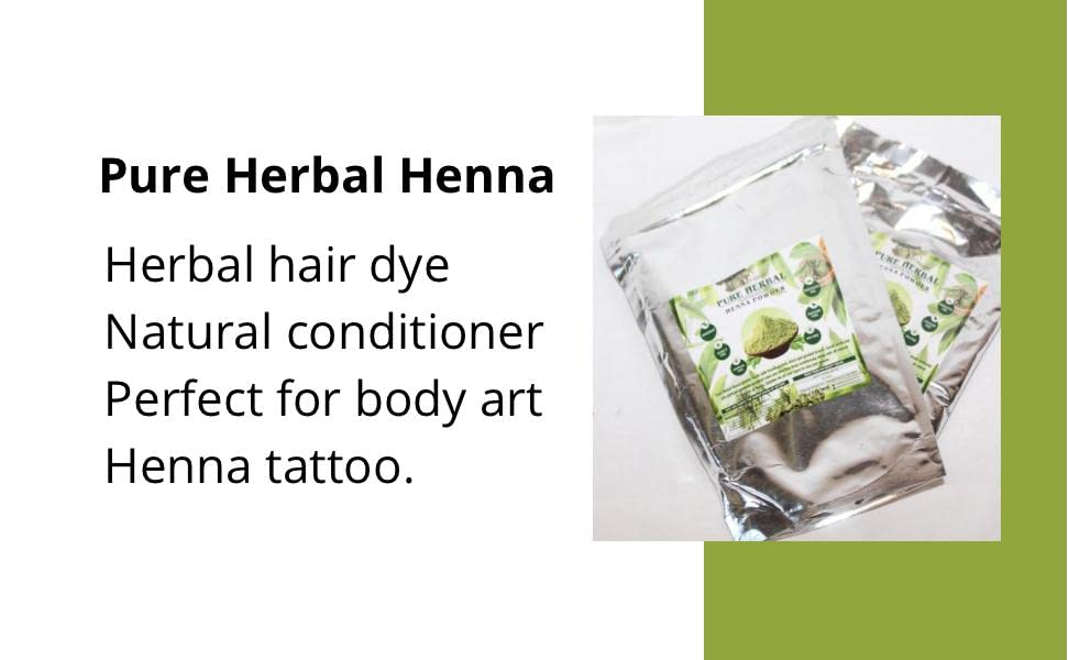 Polvo de henna pura 100% (100 g) 2 pack miniatura 3