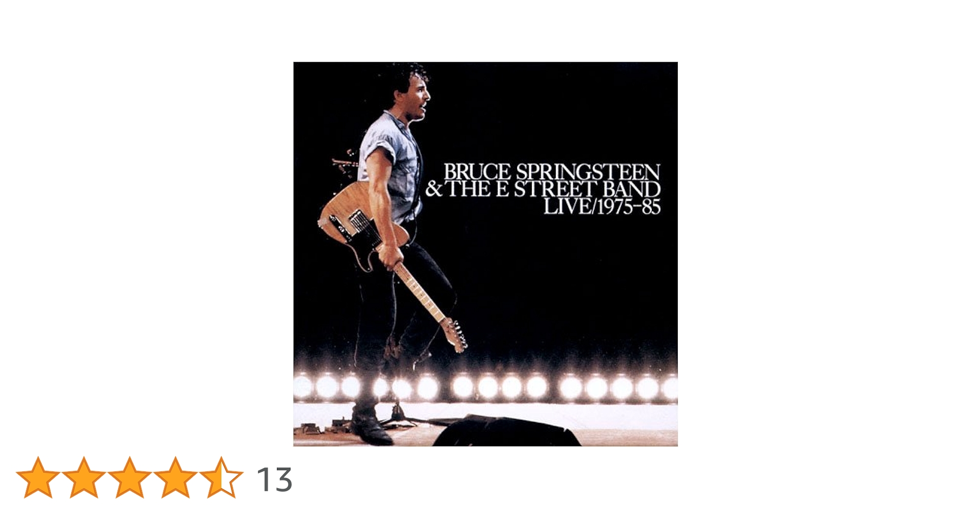 ブルース・スプリングスティーンLIVE1975-85LP5枚組　カレンダー　他 Amazon.co.jp: THE