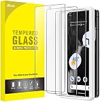 JETech Screen Protector for Google Pixel 7, Tempered Glass Film with Easy Installation Tool, Fingerprint Compatible, HD Clear, 3-Pack