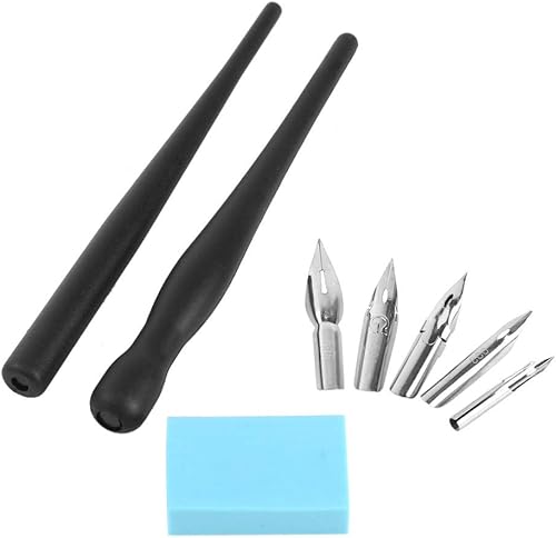 Miniatura 8 de Juego de bolígrafos de inmersión de cómic de dibujos animados, 1 juego de bolígrafos de inmersión de caligrafía, artista de manga de dibujos