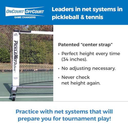 ONCOURT OFFCOURT PickleNet Deluxe TAPND 22'x 34" Oval Tubing Locking Wheels Pickleball Net System by Oncourt Offcourt - Image 7