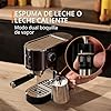 Krups Virtuoso +, Cafetera Espresso bomba, 15 Bares de Presión, Boquilla de Vapor Dual, Thermoblock, Cuchara Medidora y Compactador, Negro, XP444G #3