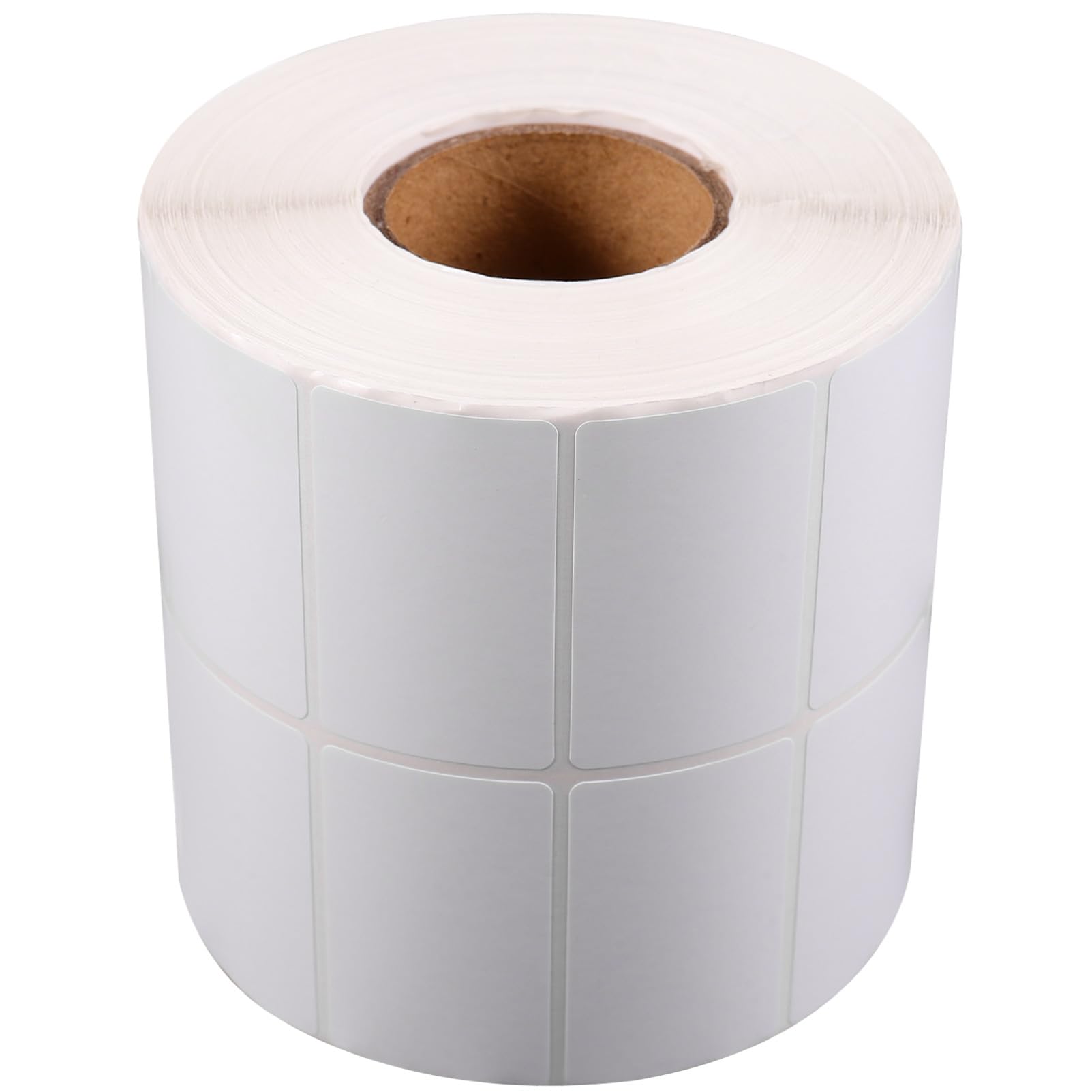 PartyKindom Étiquettes Thermiques Autocollantes Double Rangée Rouleau Stickers Expédition Adhésifs pour Imprimante Tsc Étiquettes Prix et Nom Faciles à Scanner Bavure