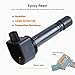 QYL Pack of 4Pcs Ignition Coils Replacement for Honda Civic L4 1.8L Only 2006 2007 2008 2009 2010 2011 #UF582 C1580 1788393 RNAA01 IC662