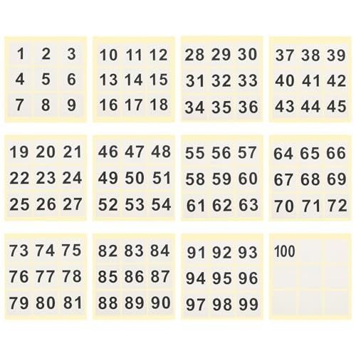 PATIKIL 2C` A XebJ[ 1-100 ` S rj[ ԍ fJ[ ݌  [ bJ[ H [{bNX  O p 