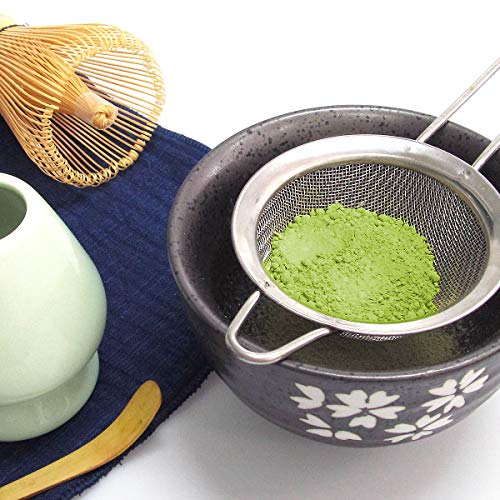 Artcome Japanese Matcha Tea Set, Matcha Whisk, Traditional Scoop, Matcha Bowl, Ceramic Whisk Holder, Handmade Matcha Ceremony Kit for Traditional Japanese Tea Ceremony (7 Pcs) by Artcome - Image 3