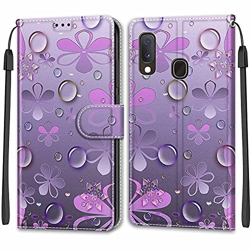 Custodia Per Samsung Galaxy A20E / Samsung Galaxy A10E, Caso Di Flip Cover Con [Slot Per Schede] [Funzione Stand] Compatibile Per Samsung Galaxy A20E 