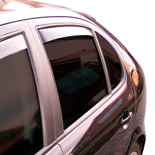 ClimAir CLS004M2147D déflecteurs de vent arrière noir finition premium sur mesure