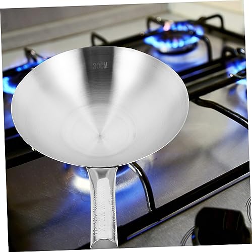 Wok de Acero Inoxidable con Mango Ergonómico VICASKY miniatura 7