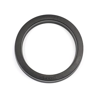 Othmro 1pcs USH Oil Seal, 56mmx45mmx7mmODxIDxTHK Hydraulic Seal Piston Shaft Oil Sealing O-Ring Piston Shaft Nitrile Rubber for Bearing Shaft, Oil Pumps Engines Black