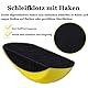 Bestgle hand schleifklotz 125mm klett verschluss eckig schleifpad sanding block für schleifpapier klett schleifklotz mit haken und schlaufe geeignet für schleifarbeiten mit