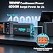 LANDERPOW Pure Sine Wave Inverter 2000 Watt, 12V DC to 120V AC Inverters for RV, Truck, Solar, Home, Power Inverter with 3 AC Outlet, 30W USB-C, 5V 3.1A USB, Hardwire Port, Remote Control, Surge 4000W