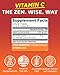 Zenwise Health Liposomal Vitamin C Supplement, 1500 MG Enhanced Absorption Organic Vitamin C Liposomal for Antioxidant, Immune, Natural Energy Boost, and Skin Care Support - 60 CT