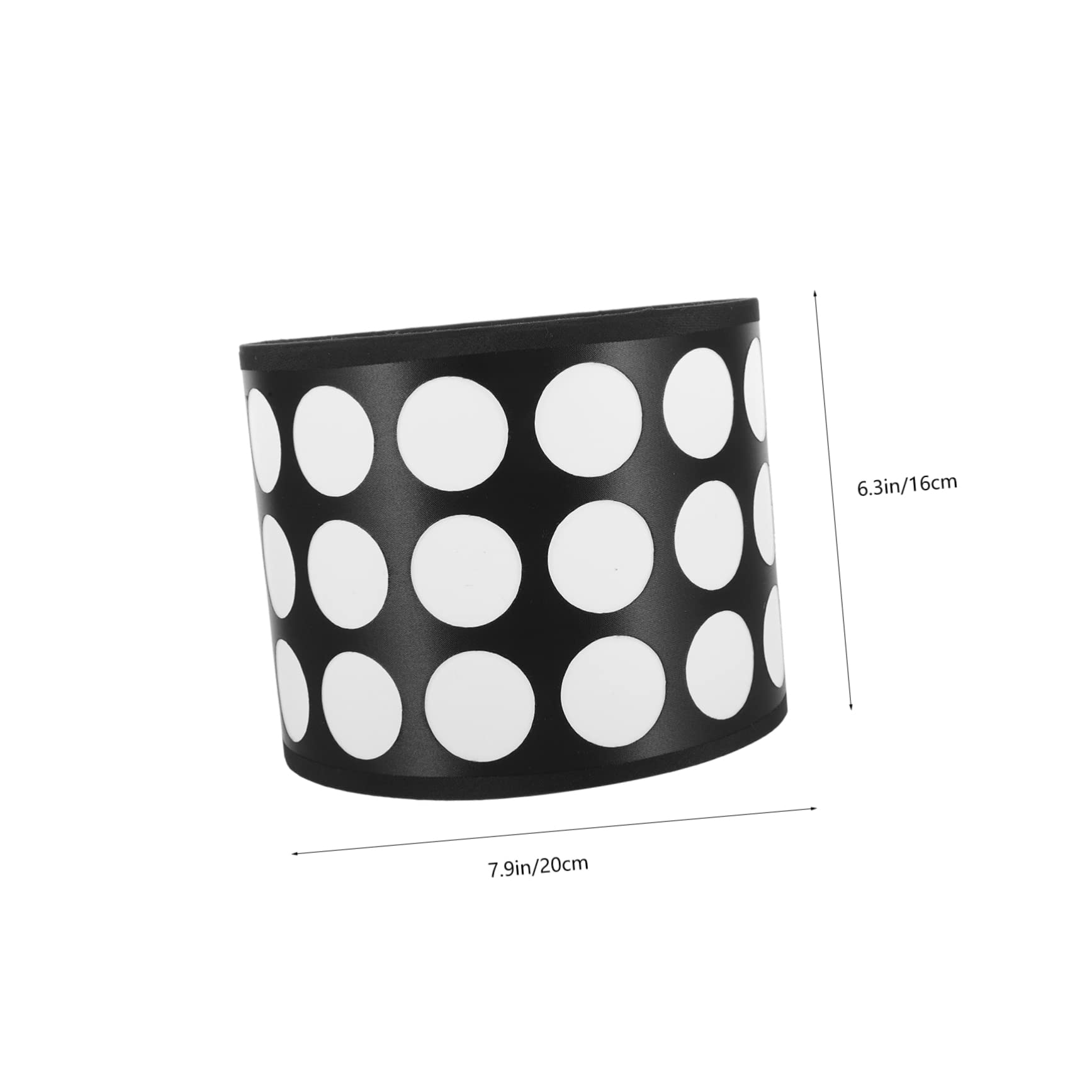 KICHOUSE European Style Bedside Lampshade Linen Fabric Rustic Drum Lampshade for Bedroom Lighting