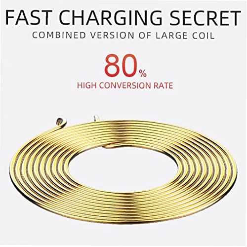 Snelle draadloze oplader 15W Mobiele telefoon Afneembaar Oplaadstandaard Pad Dock White Phone Parts - Image 6