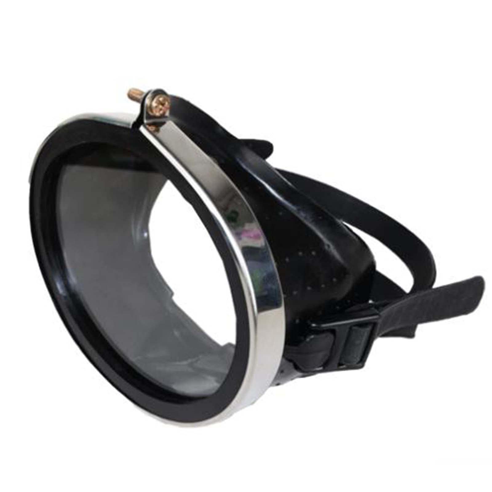 Maschera subacquea con lente trasparente in vetro temperato, comfort subacqueo, visione ampia, a prova di perdite, tipo 2